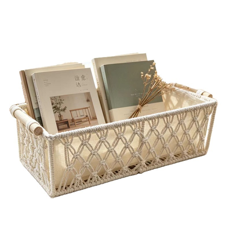 Cotton Rope Woven Storage Basket · 6758 4