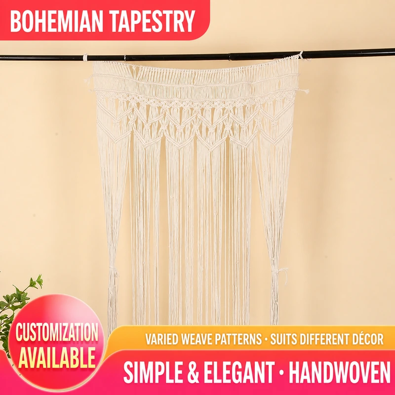 Bohemian Handwoven Macramé Wall Hanging · 2039 5