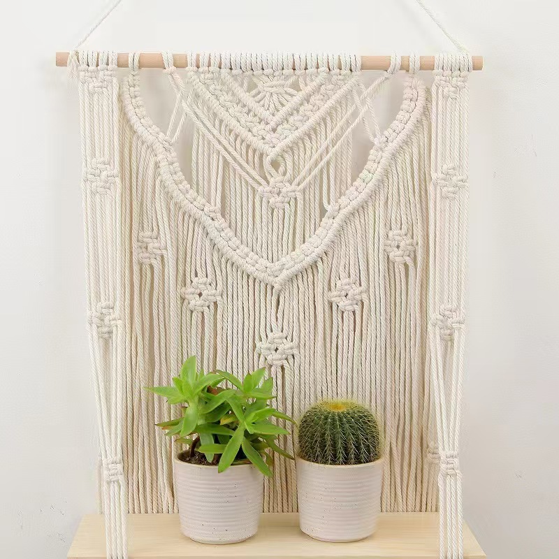 Bohemian Handwoven Macramé Wall Hanging · 8399 2