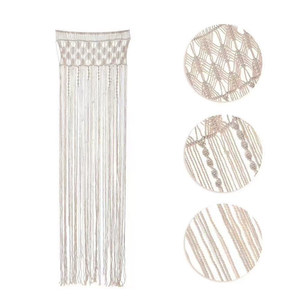 Bohemian Handwoven Macramé Curtain · 7089 2