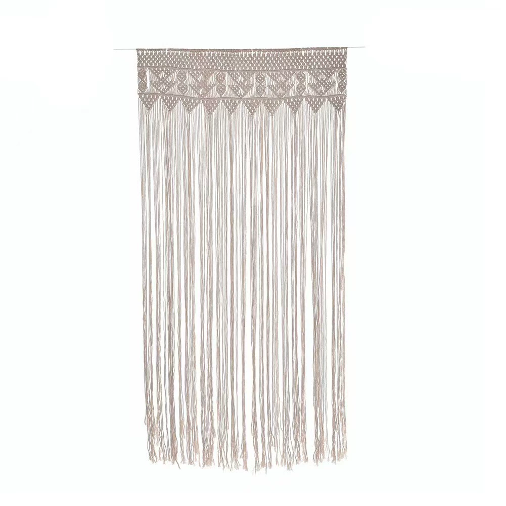 Bohemian Handwoven Macramé Curtain · 7089 5