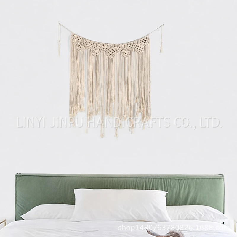 Bohemian Handwoven Macramé Curtain · 7089 12