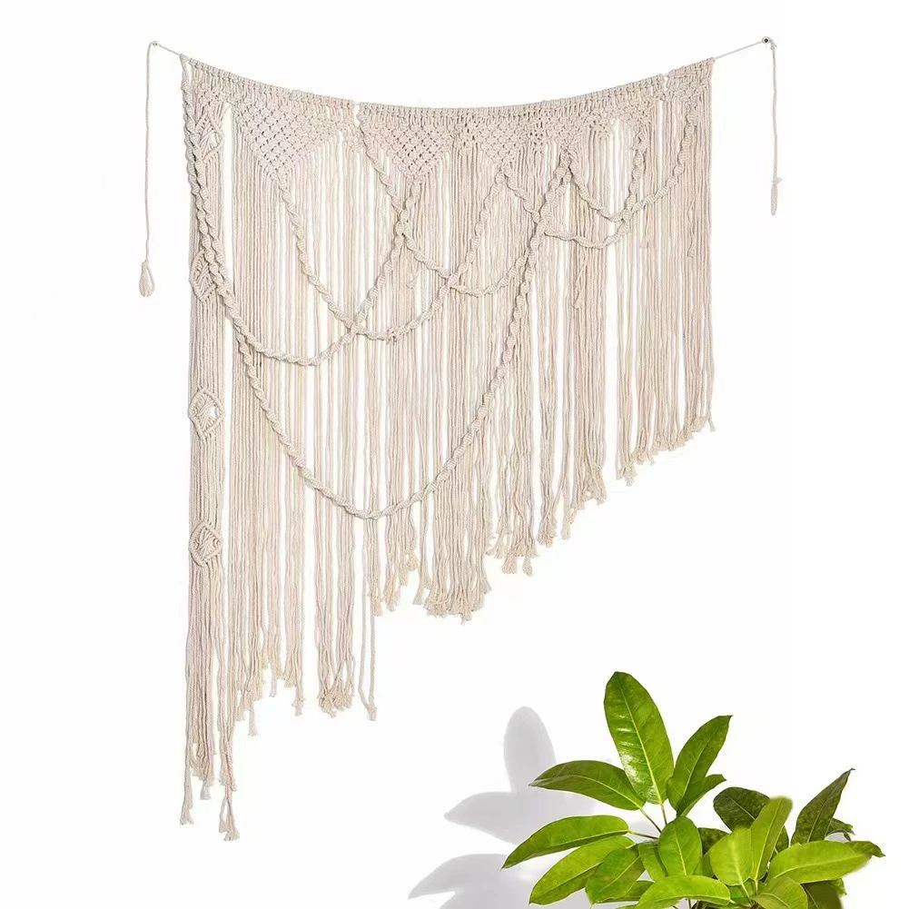 Bohemian Handwoven Macramé Curtain · 7089 13