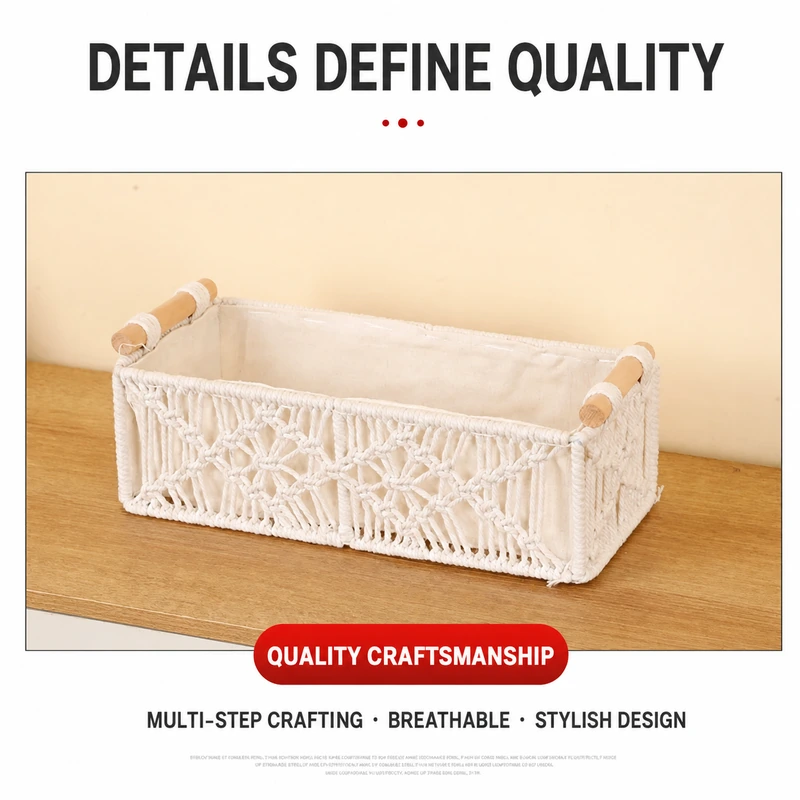 Cotton Rope Woven Storage Basket · 0881 4