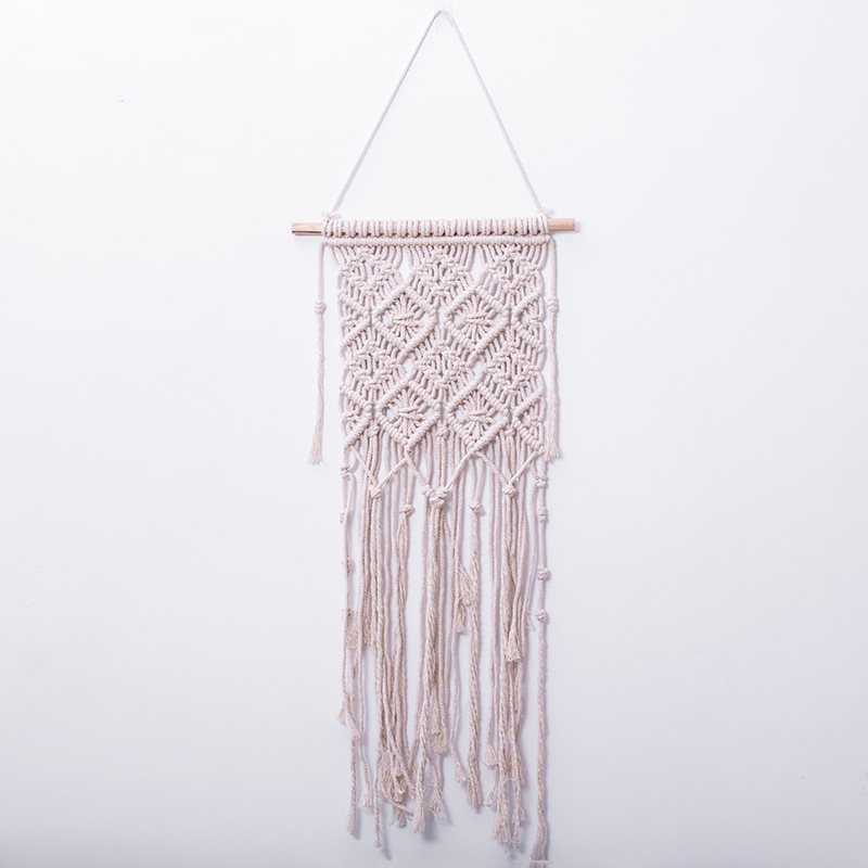 Bohemian Handwoven Macramé Wall Hanging · 2483 3