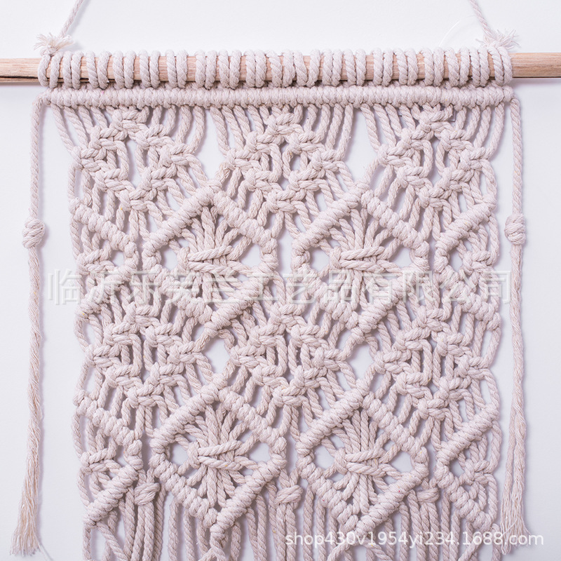 Bohemian Handwoven Macramé Wall Hanging · 2483 5