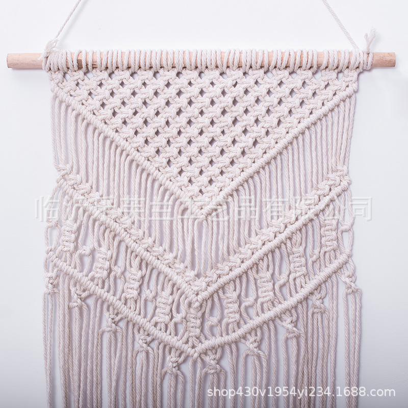 Bohemian Handwoven Macramé Wall Hanging · 3394 4
