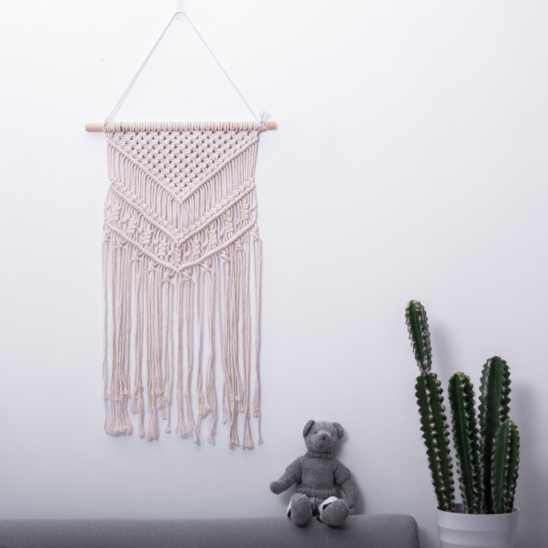 Bohemian Handwoven Macramé Wall Hanging · 3394 5