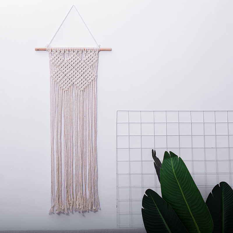 Bohemian Handwoven Macramé Wall Hanging · 5868 6
