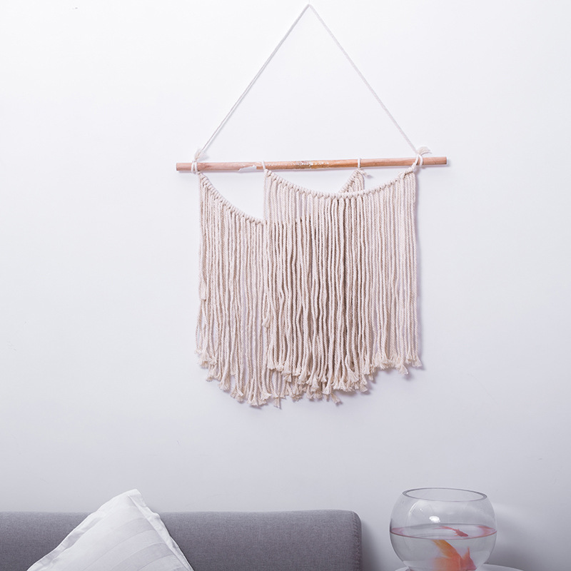 Bohemian Handwoven Macramé Wall Hanging · 1940 5