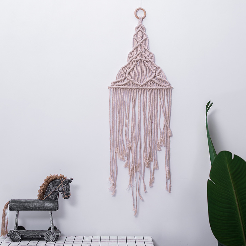 Bohemian Handwoven Macramé Wall Hanging · 8095 5