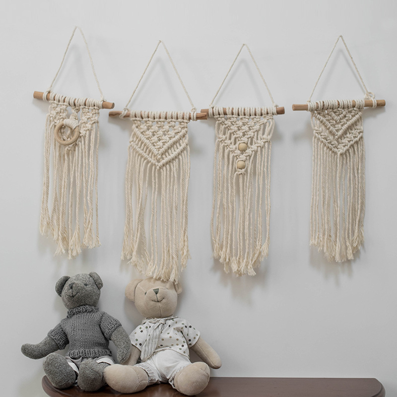 Bohemian Handwoven Macramé Wall Hanging · 9764 5