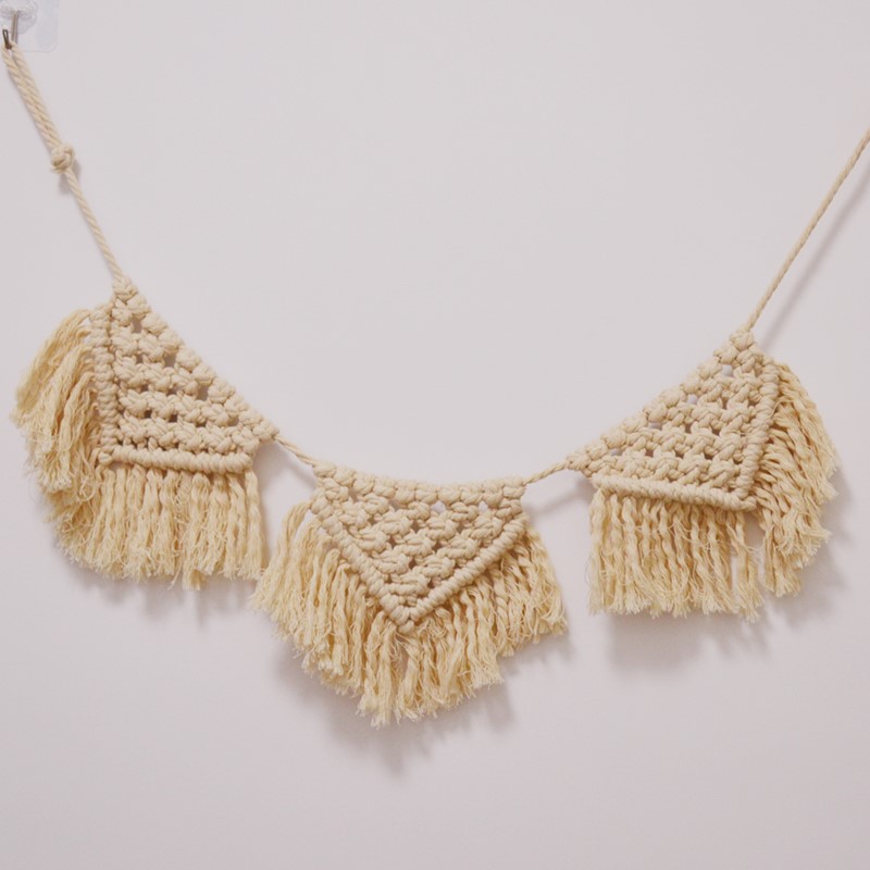 Bohemian Handwoven Macramé Wall Hanging · 1780 2