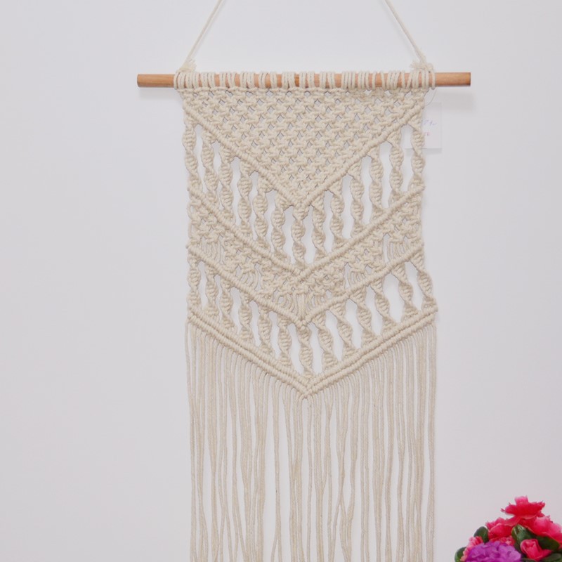 Bohemian Handwoven Macramé Wall Hanging · 7363 5