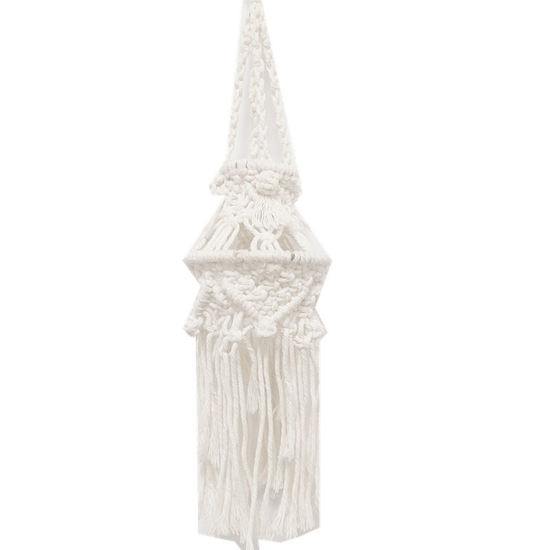 Handwoven Macramé Pendant Lampshade · 1588 3