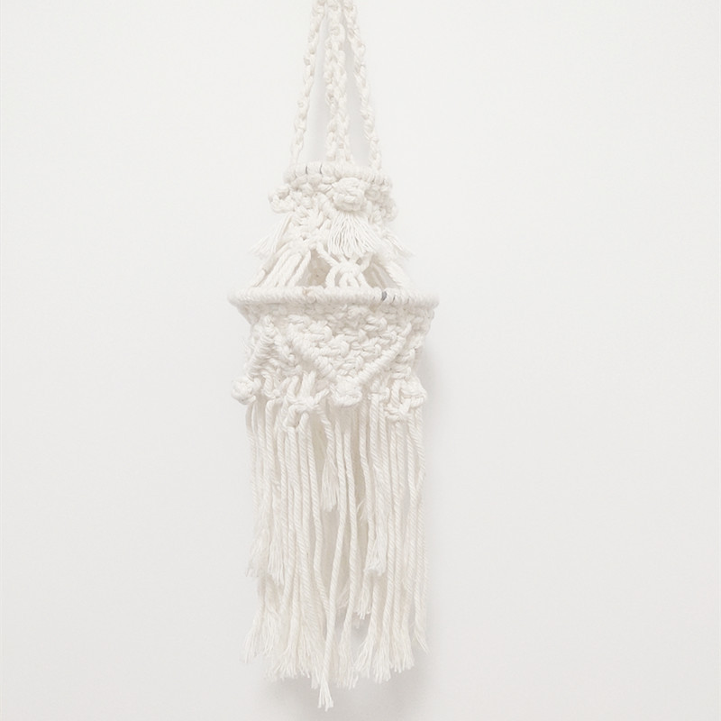 Handwoven Macramé Pendant Lampshade · 1588 5