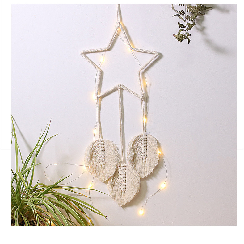Star & Moon Bohemian Handwoven Dream Catcher · 8751 2