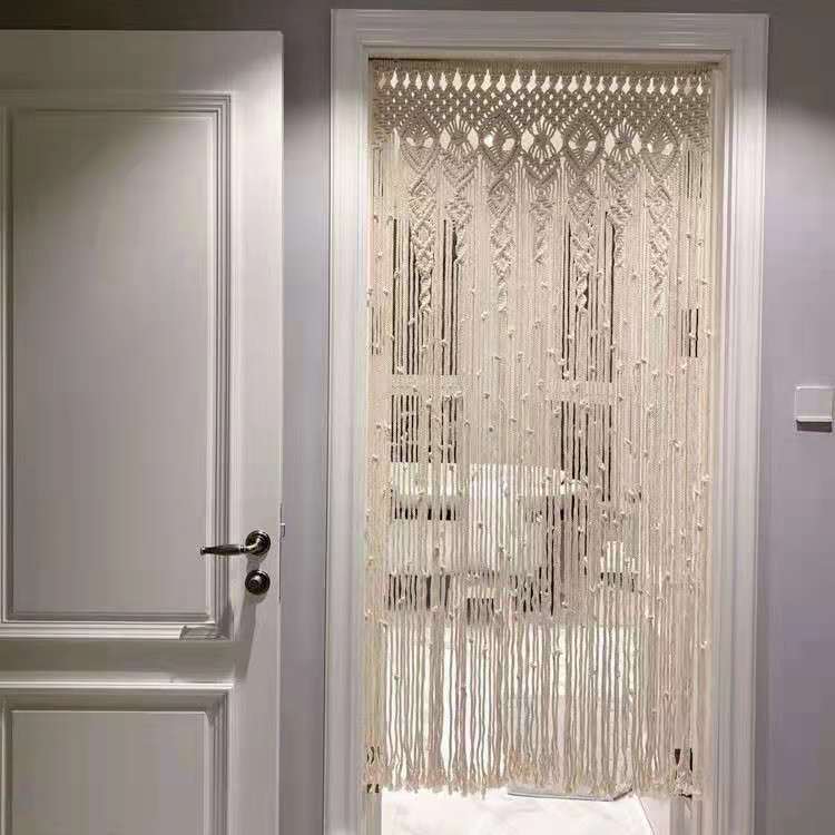 Bohemian Handwoven Macramé Curtain · 1905 2