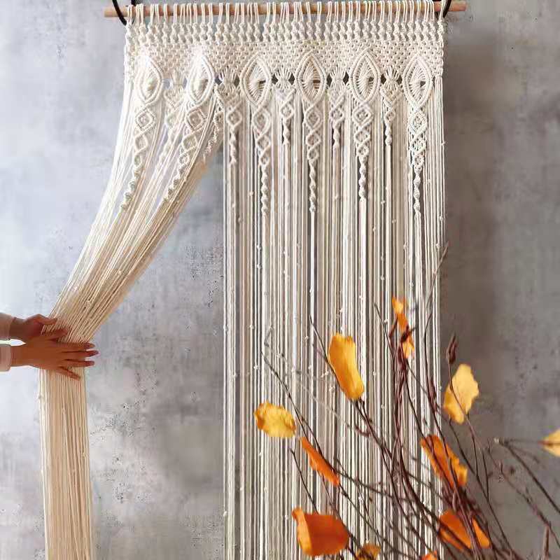 Bohemian Handwoven Macramé Curtain · 1905 4