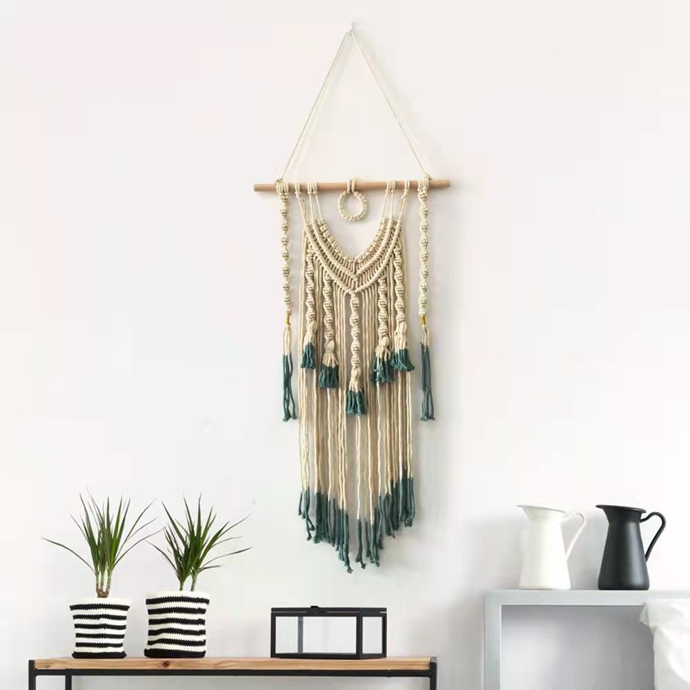 Bohemian Handwoven Macramé Wall Hanging · 9139 4
