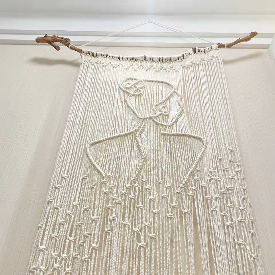 Bohemian Handwoven Macramé Wall Hanging · 5555 2