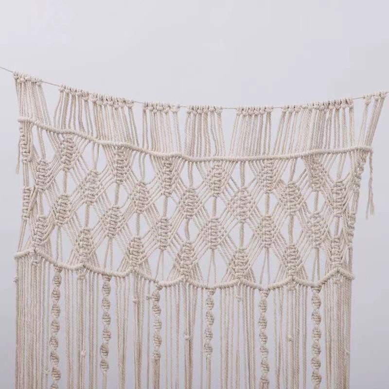 Bohemian Handwoven Macramé Curtain · 4710 2