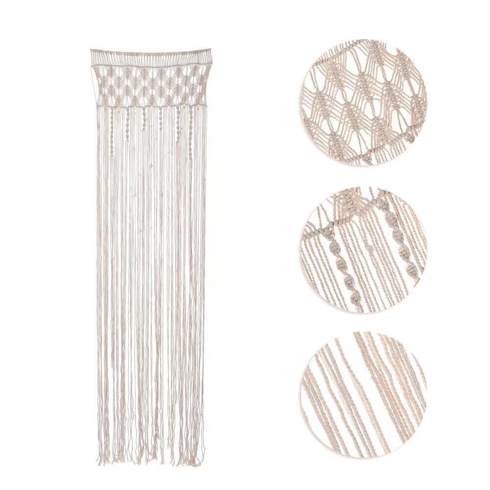 Bohemian Handwoven Macramé Curtain · 4710 3