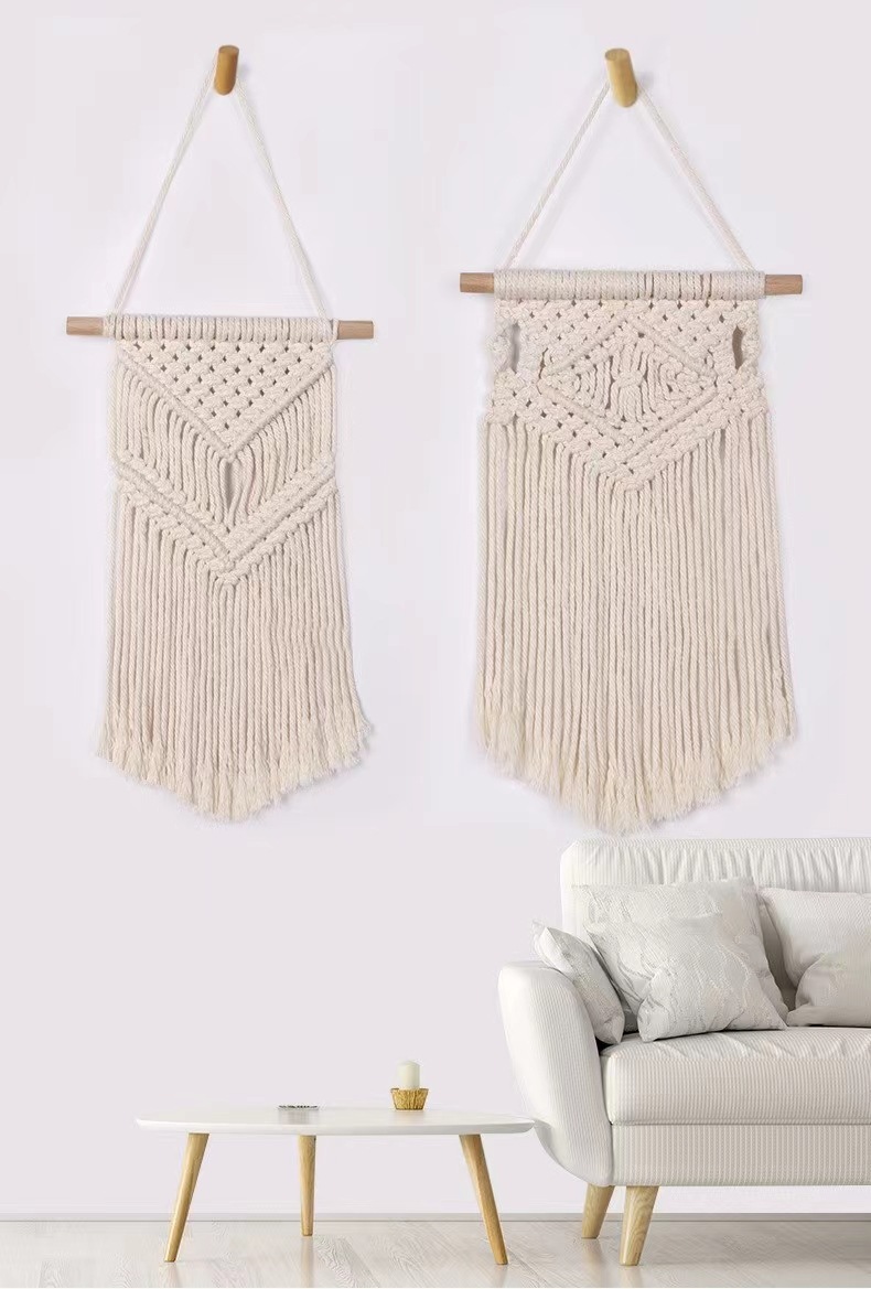 Bohemian Handwoven Macramé Wall Hanging · 1671 2