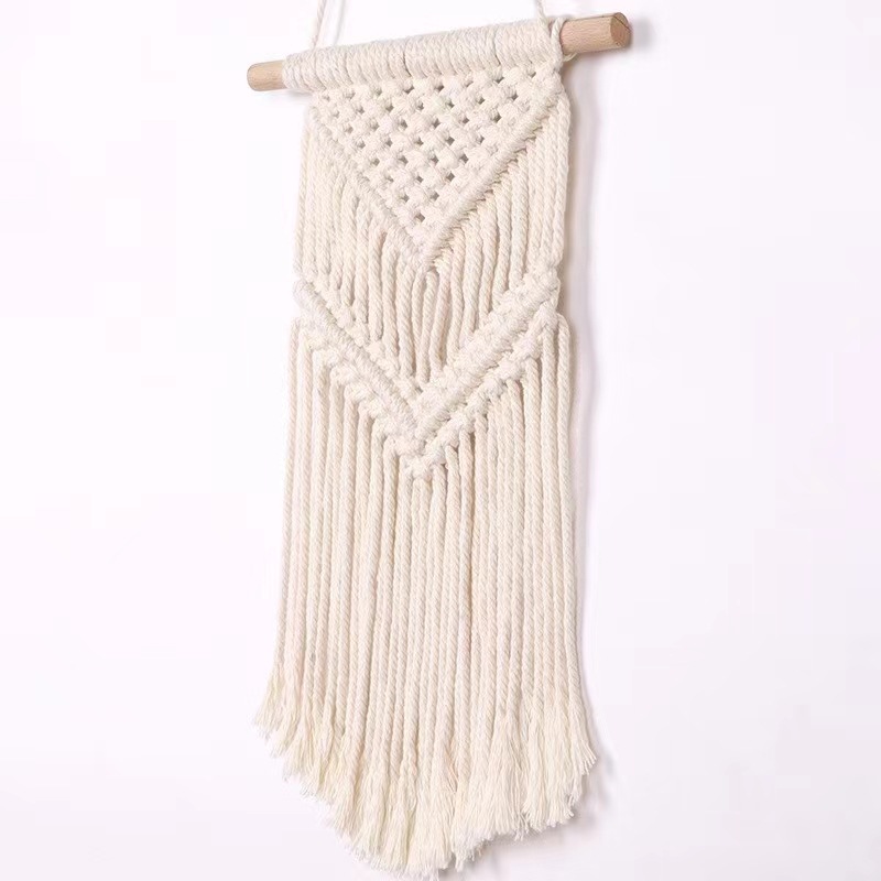Bohemian Handwoven Macramé Wall Hanging · 1671 4