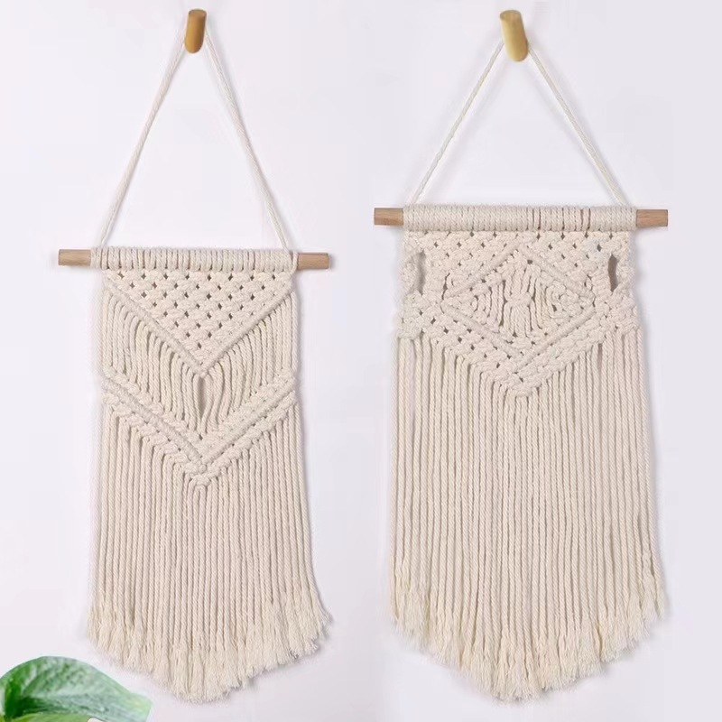 Bohemian Handwoven Macramé Wall Hanging · 1671 5