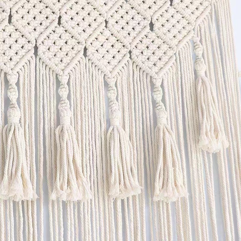 Bohemian Handwoven Macramé Curtain · 9866 2