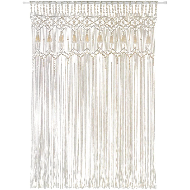Bohemian Handwoven Macramé Curtain · 4627 18