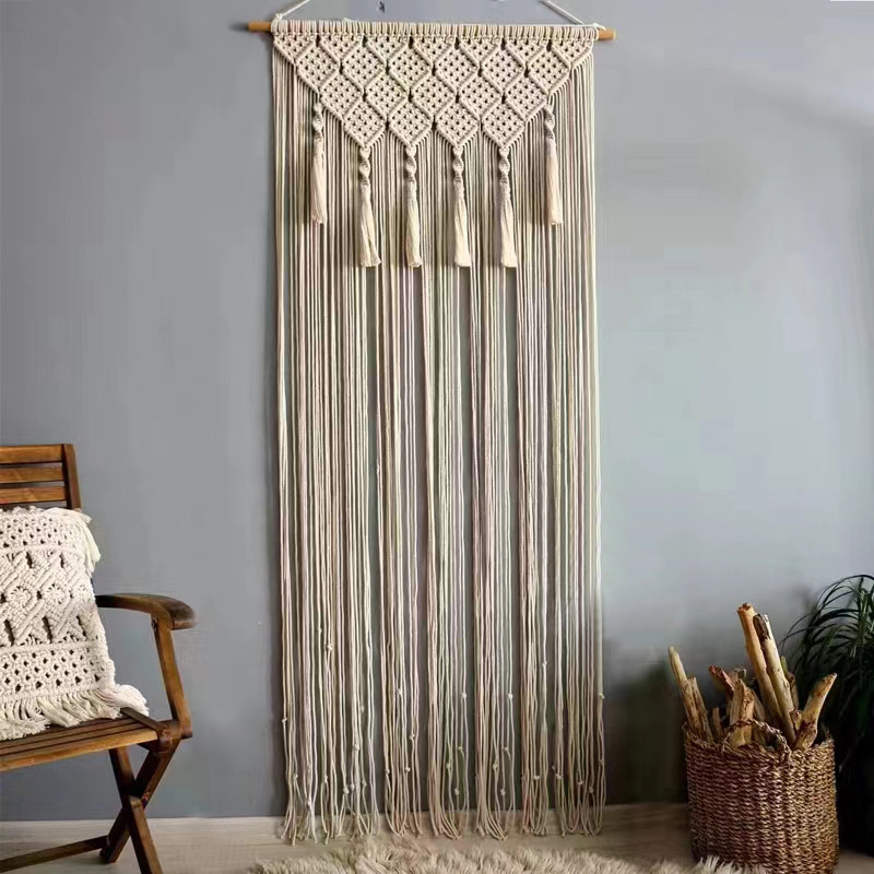 Bohemian Handwoven Macramé Curtain · 4627 20