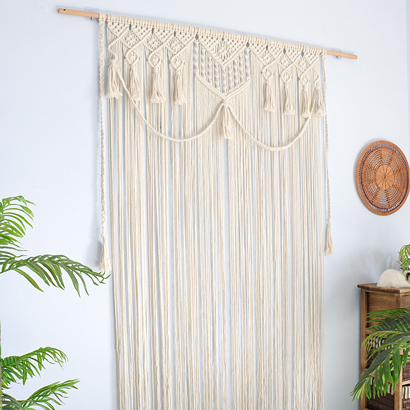 Bohemian Handwoven Macramé Curtain · 4627 21