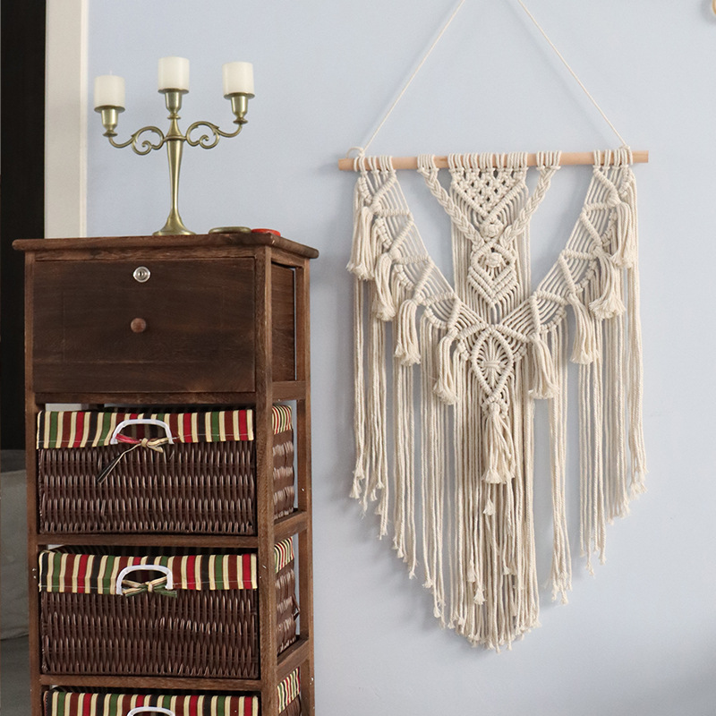 Bohemian Handwoven Macramé Wall Hanging · 8732 2