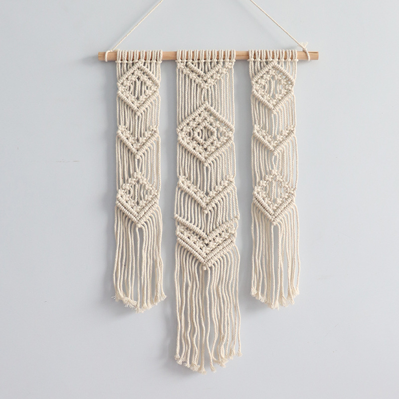 Bohemian Handwoven Macramé Wall Hanging · 8732 9