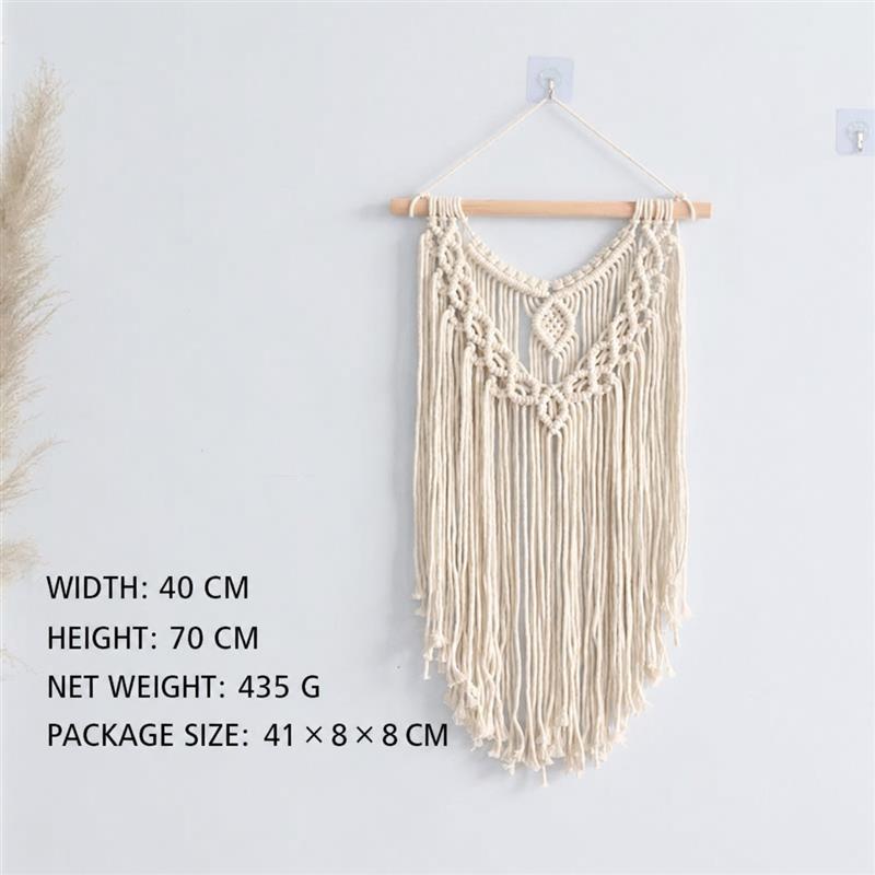 Bohemian Handwoven Macramé Wall Hanging · 8732 10