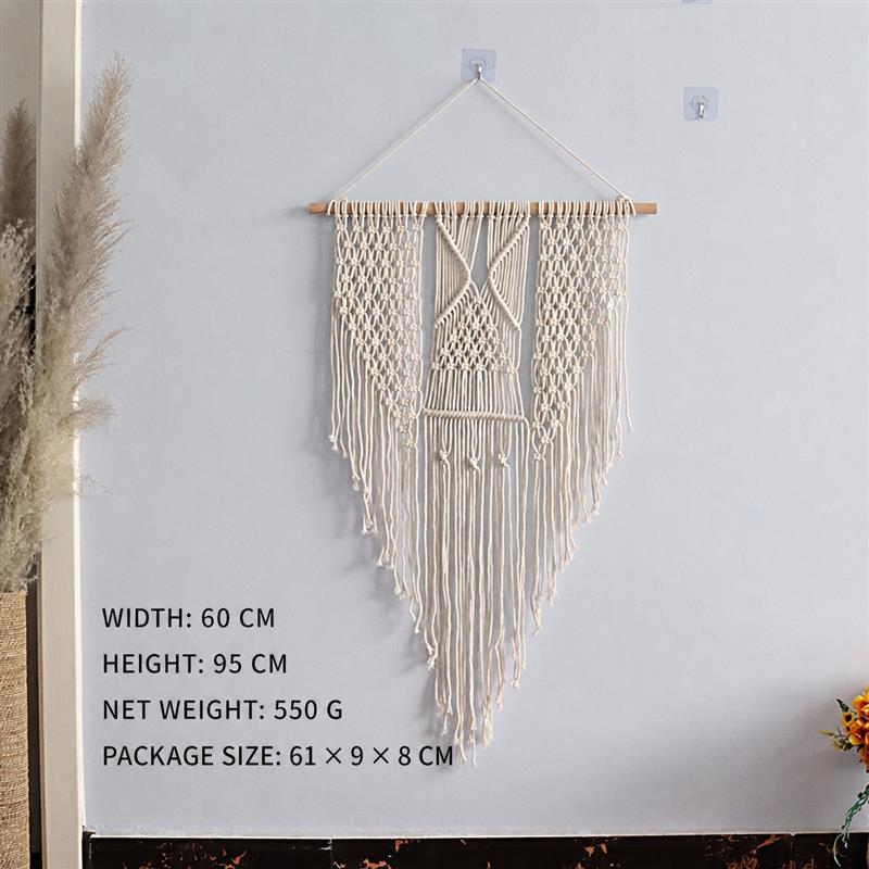 Bohemian Handwoven Macramé Wall Hanging · 8732 11
