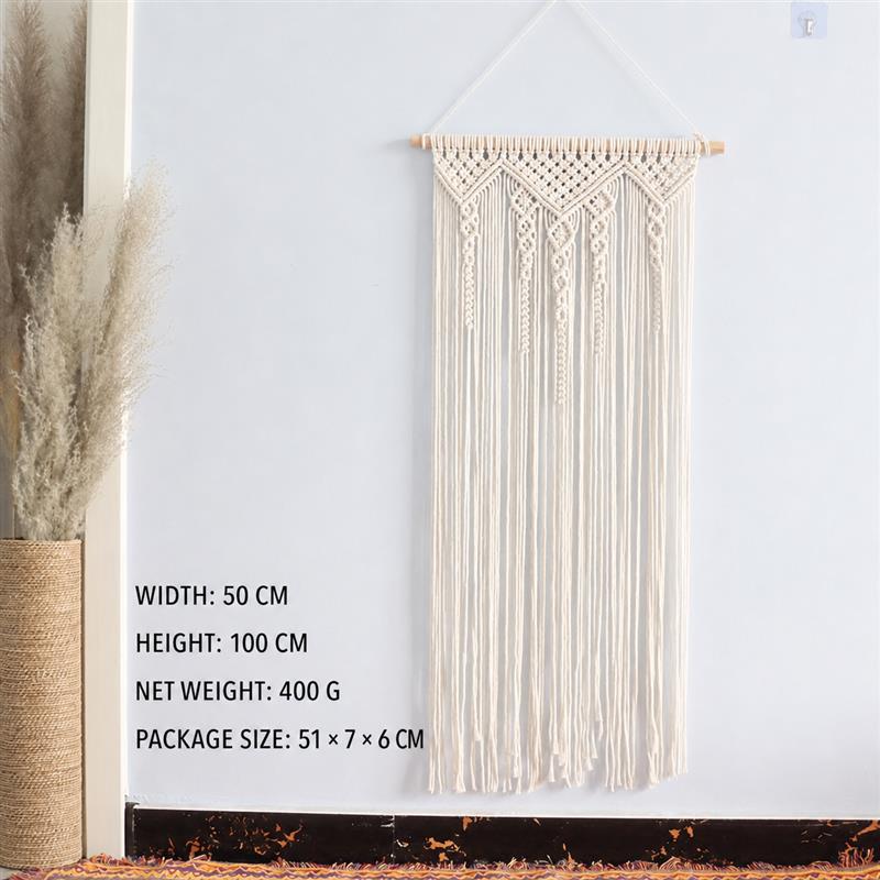 Bohemian Handwoven Macramé Wall Hanging · 8732 13
