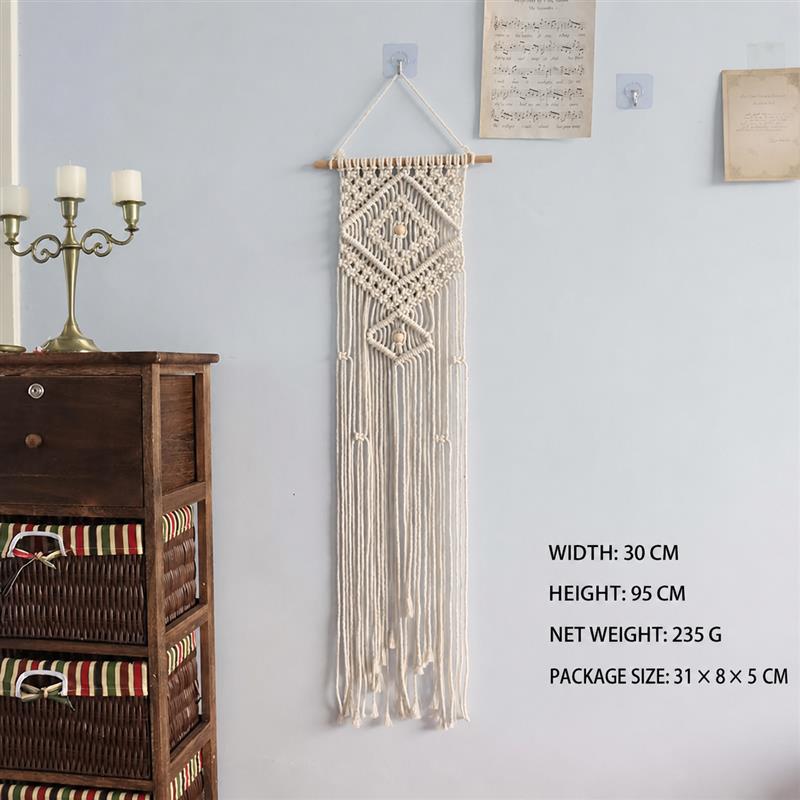 Bohemian Handwoven Macramé Wall Hanging · 8732 14