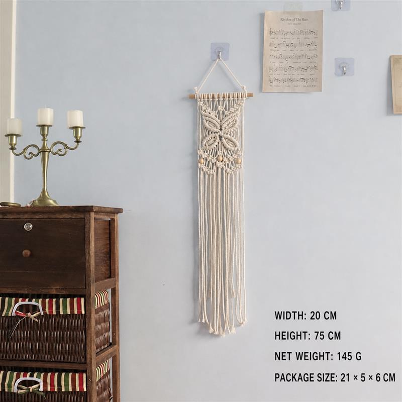 Bohemian Handwoven Macramé Wall Hanging · 8732 15