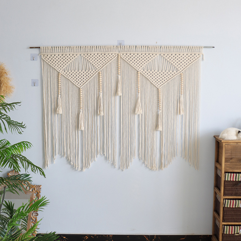 Bohemian Handwoven Macramé Wall Hanging · 8732 33