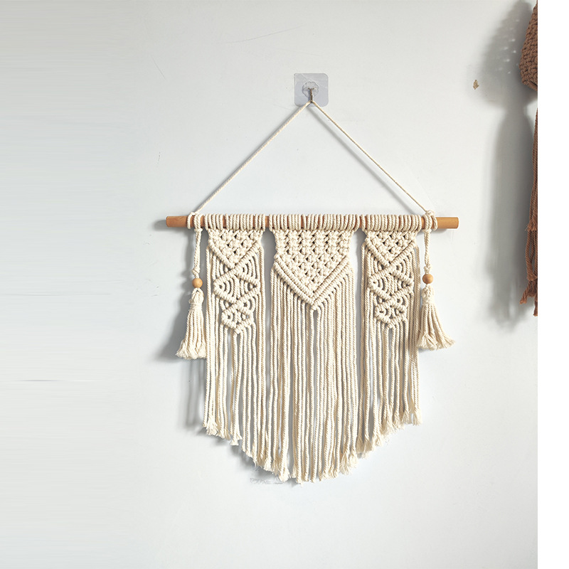 Bohemian Handwoven Macramé Wall Hanging · 8732 42