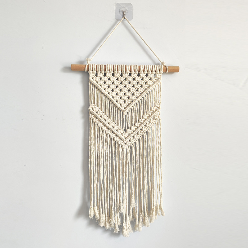 Bohemian Handwoven Macramé Wall Hanging · 8732 46
