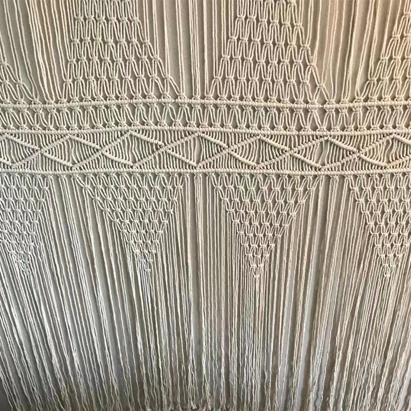 Bohemian Handwoven Macramé Curtain · 2274 3