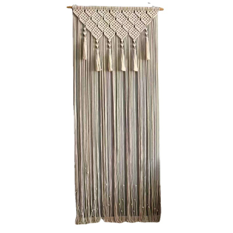 Bohemian Handwoven Macramé Curtain · 7830 4