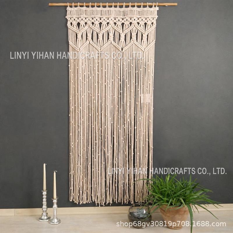 Bohemian Handwoven Macramé Curtain · 7830 5
