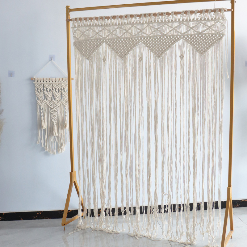 Bohemian Handwoven Macramé Curtain · 7830 10
