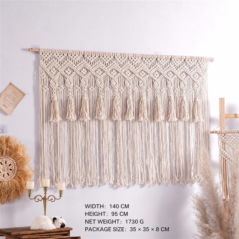 Bohemian Handwoven Macramé Wall Hanging · 7782 5