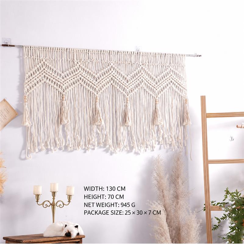 Bohemian Handwoven Macramé Wall Hanging · 7782 6